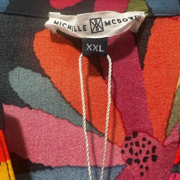 Michelle McDowell Full Color Bennett Style Floral Dress XXL - Picture 2 of 6